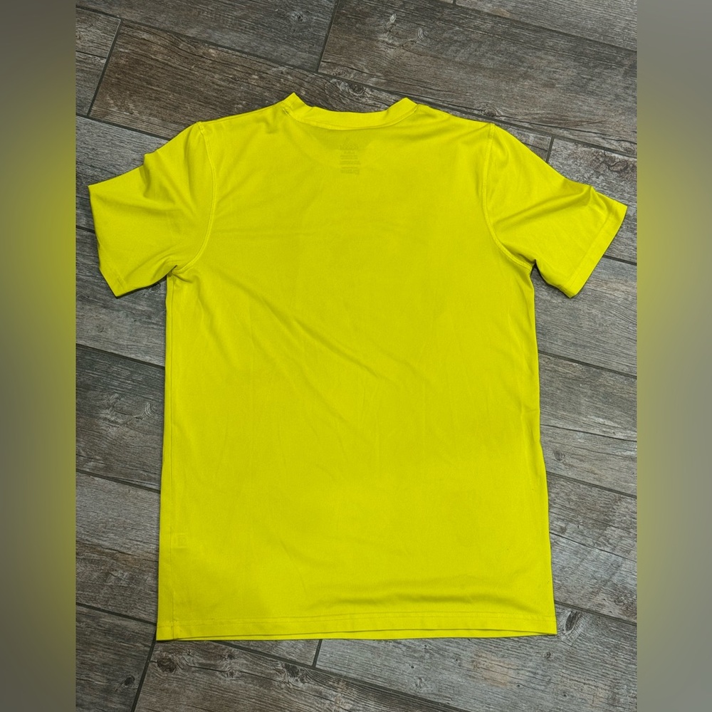 Adidas Yellow and Blue Short Sleeve Tee - Picture 4 of 4